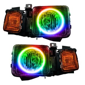 Hummer H3 Headlight Assemblies - ORACLE Lighting - ColorSHIFT Dynamic - `06-`10